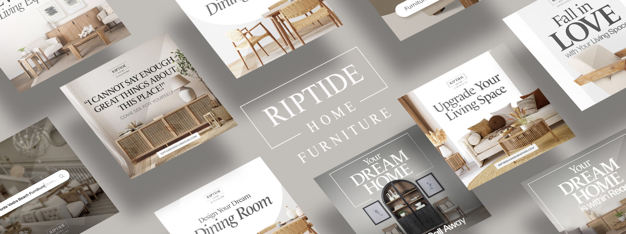 Riptide Home Furniture Banner